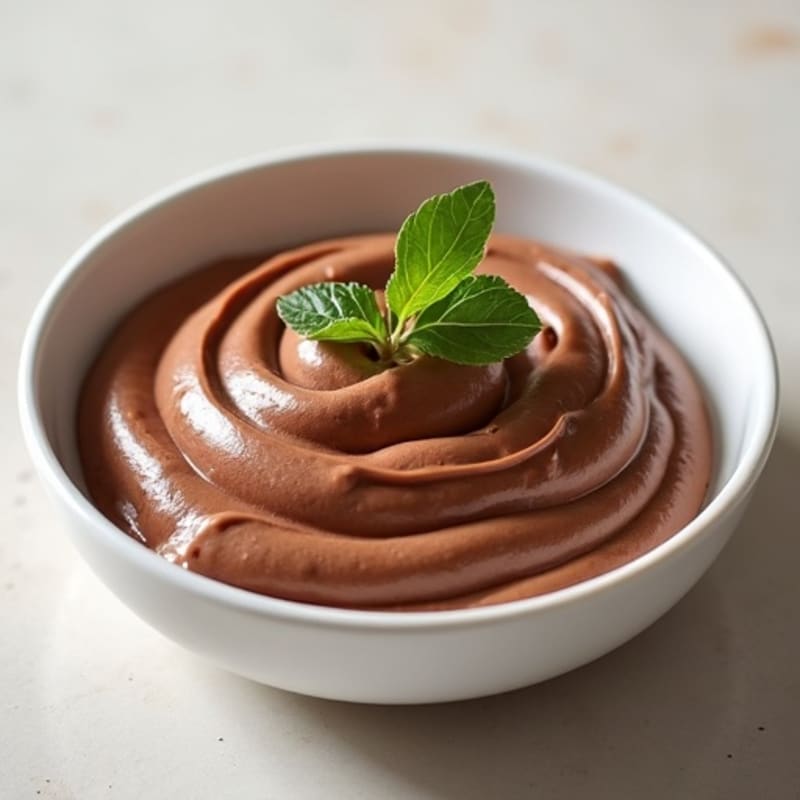 Silky Chocolate Protein Pudding with Greek Yogurt
