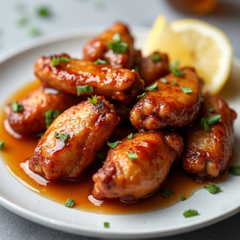 Crispy Honey Glazed Chicken Wings
