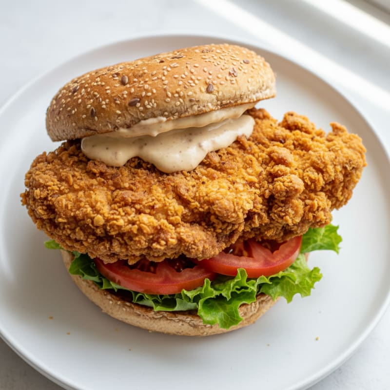 Crispy Buttermilk Fried Chicken Sandwich