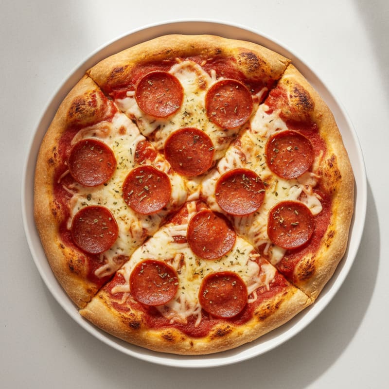 Stuffed Crust Pepperoni Pizza