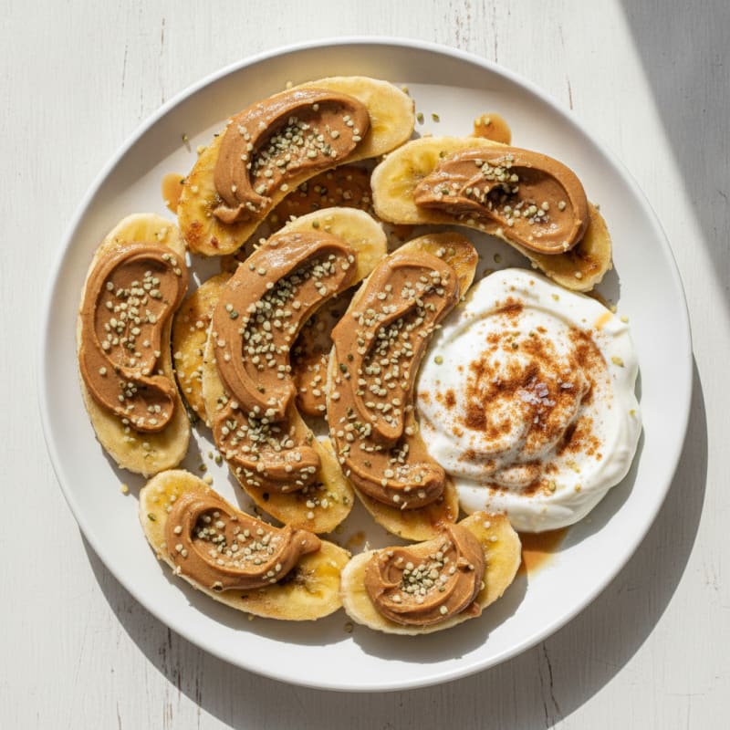 Almond Butter Banana Bites
