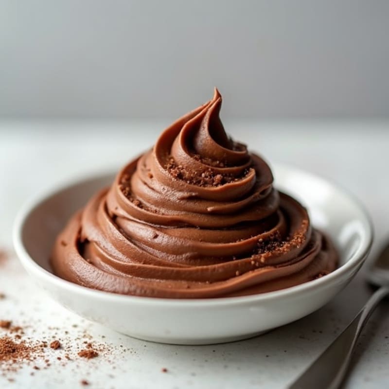 Silky Chocolate Protein Mousse with Greek Yogurt