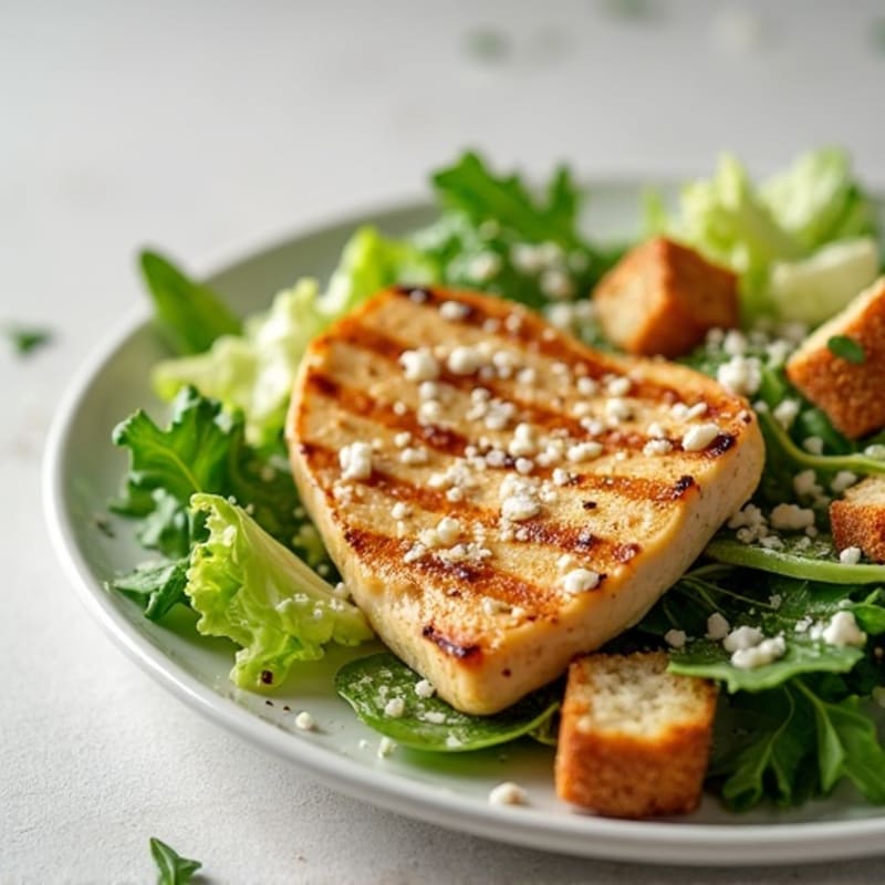 Healthy Grilled Chicken Caesar Salad