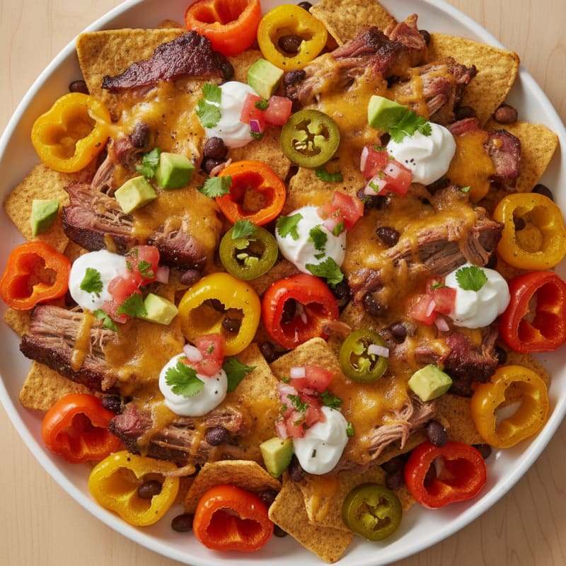 Smoked Pulled Pork Nachos