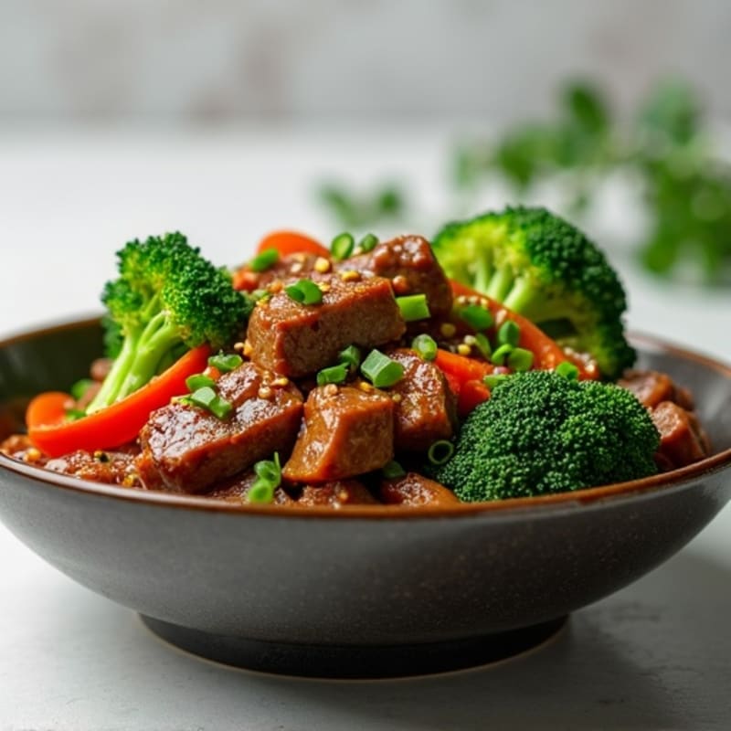 Ginger-Garlic Beef and Broccoli Stir-Fry