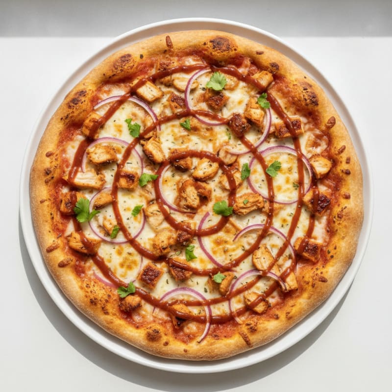 High-Protein BBQ Chicken Pizza