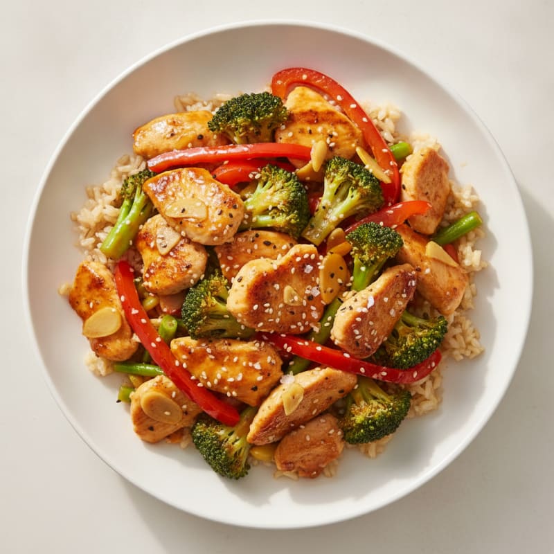 Orange Glazed Chicken Stir-Fry