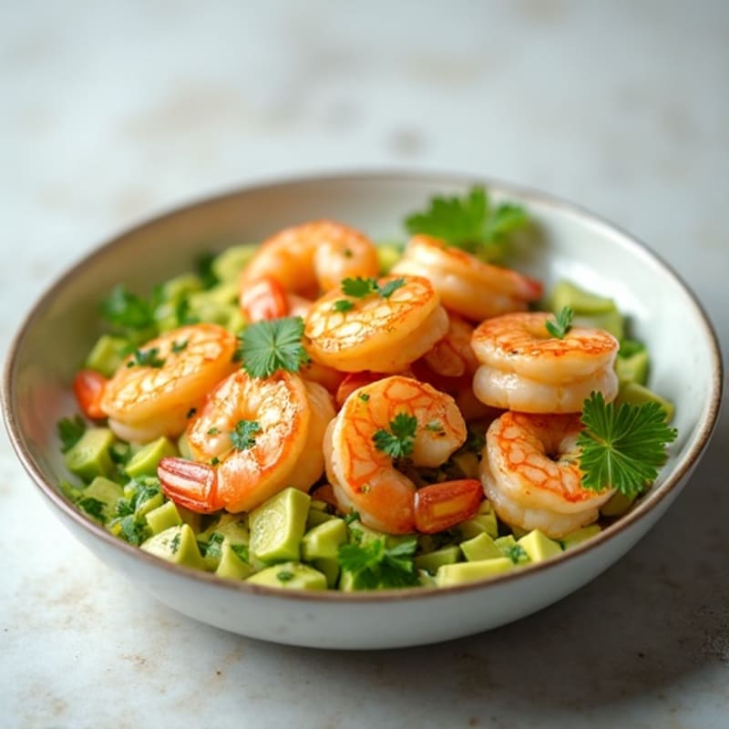 Fresh Citrus Marinated Shrimp with Creamy Avocado