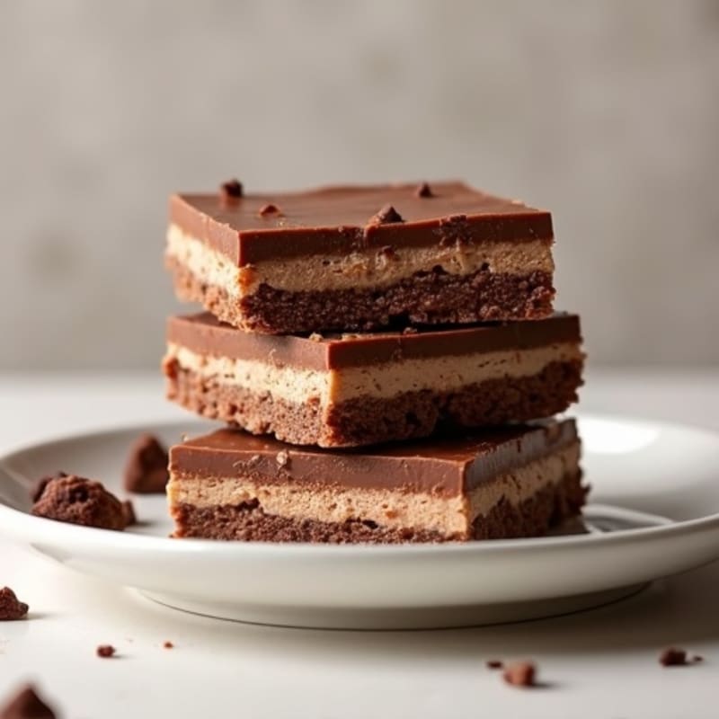 Chocolate Protein Cheesecake Bars