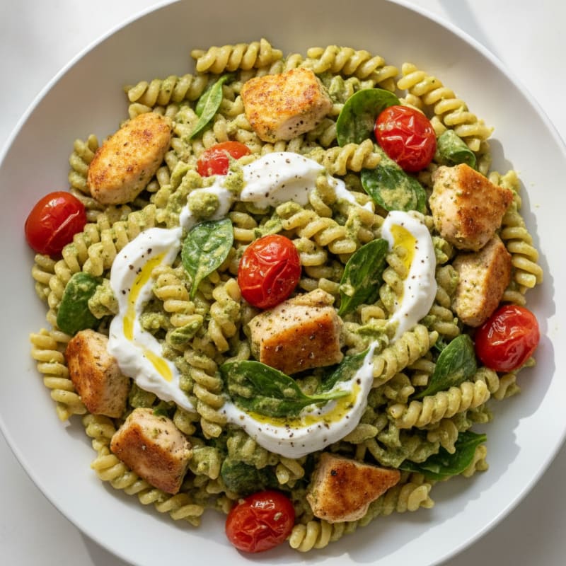 Creamy Pesto Chicken Pasta