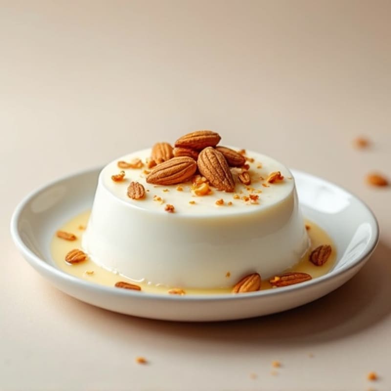 Silky Greek Yogurt Protein Pudding with Almonds