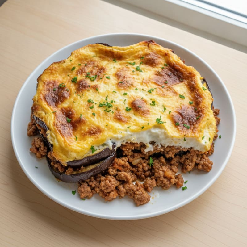 Classic Beef and Eggplant Moussaka