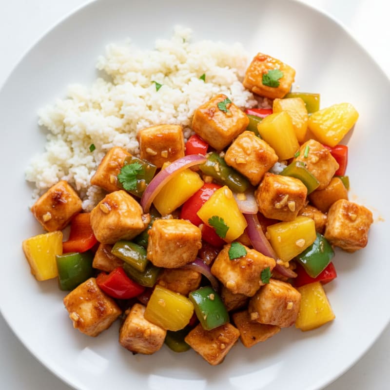 Sweet and Sour Chicken with Pineapple