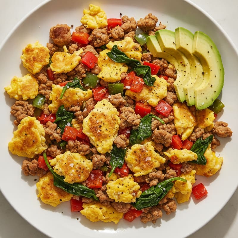Hearty Scrambled Egg Breakfast Bowl