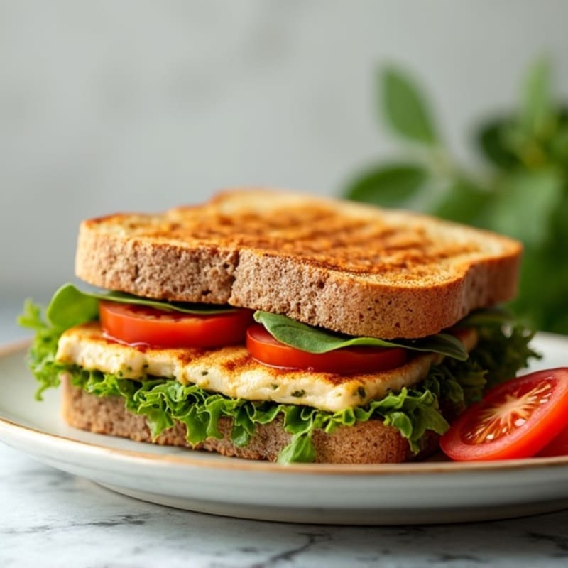 Grilled Chicken Pesto Sandwich