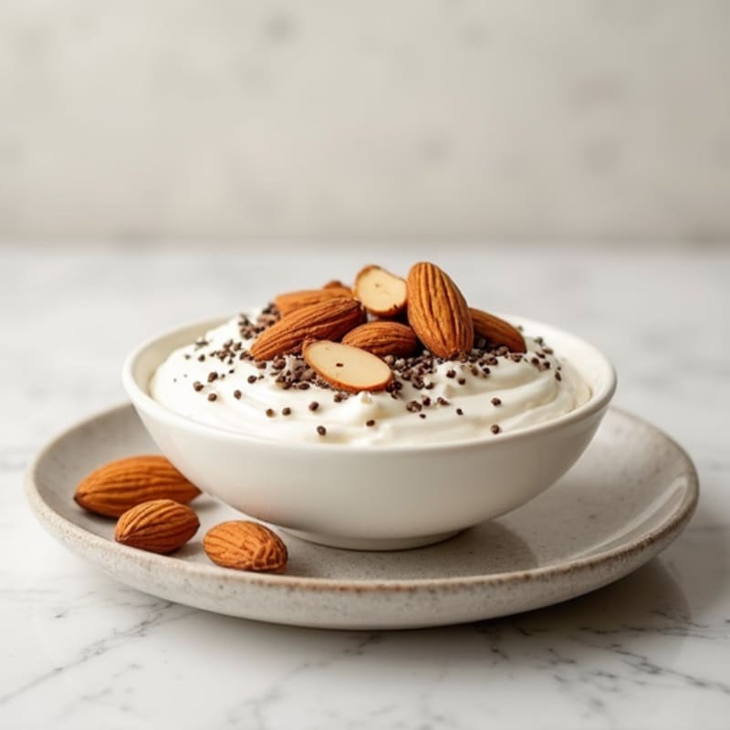 Greek Yogurt with Chia Seeds and Almonds
