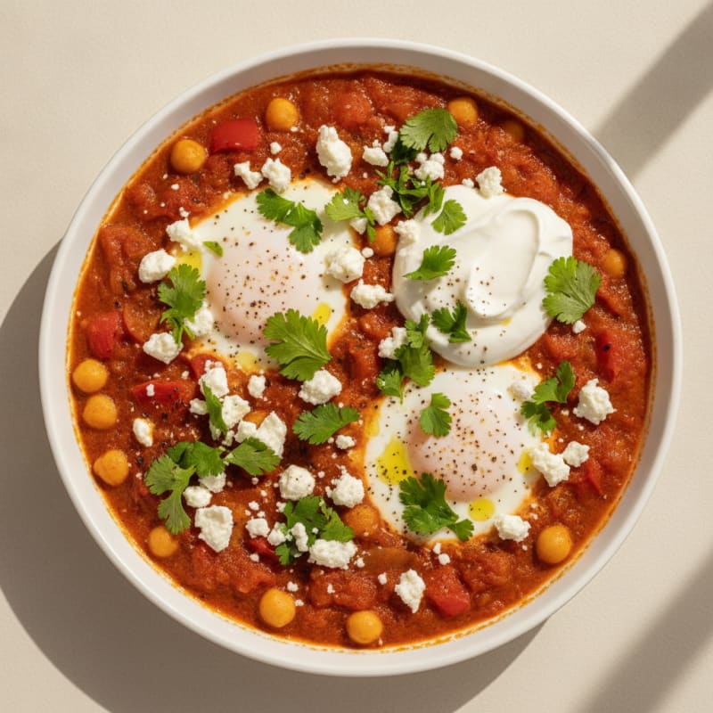 Shakshuka with Feta and Herbs