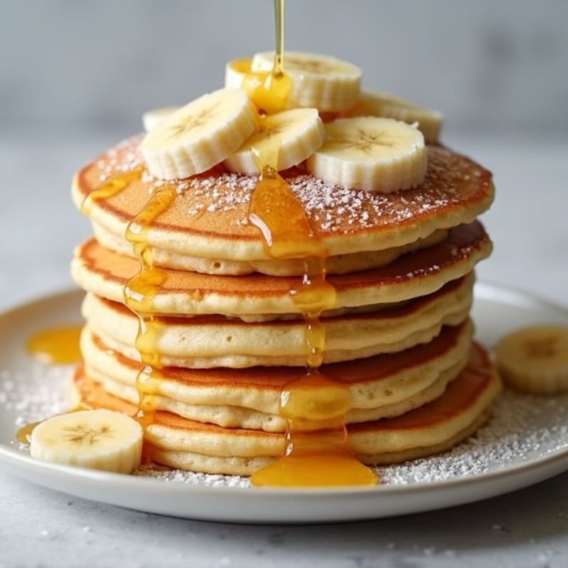 Fluffy Vanilla Protein Pancakes