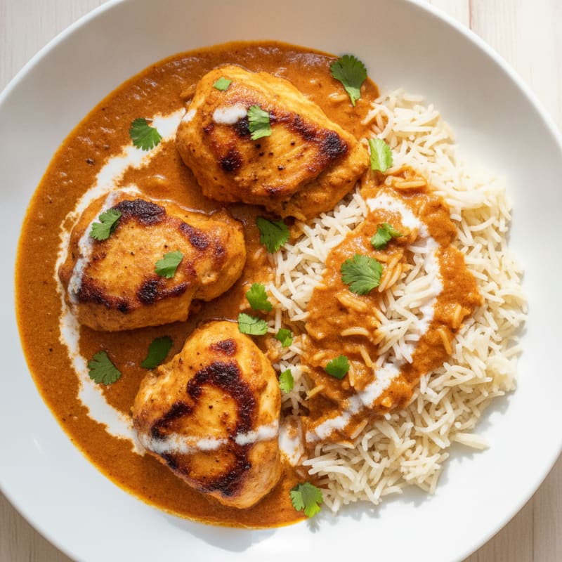 Chicken Tikka Masala with Basmati Rice