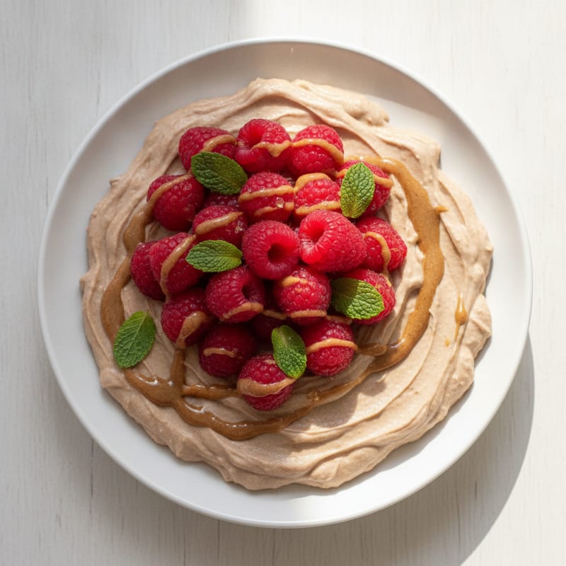Silky Greek Yogurt Protein Mousse with Fresh Berries