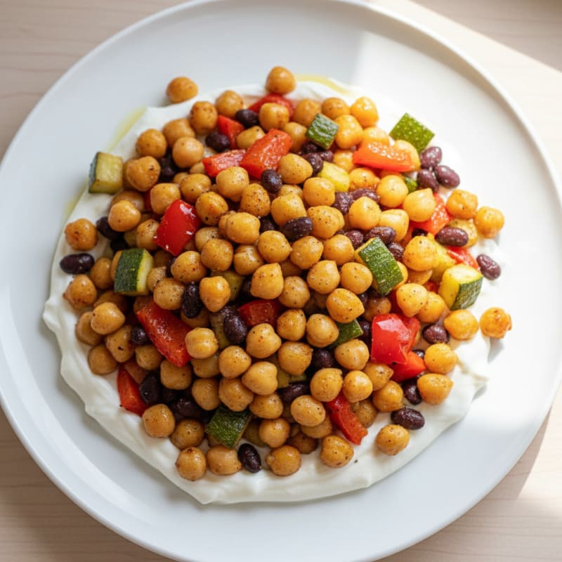 Roasted Vegetable and Bean Medley
