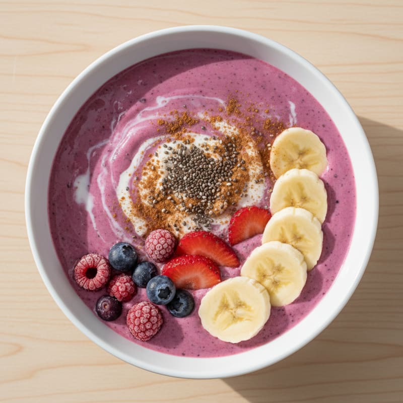 Creamy Berry Banana Smoothie