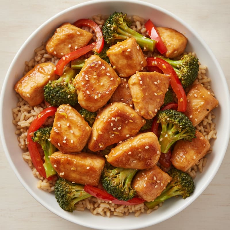Orange Glazed Chicken Stir-Fry