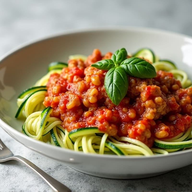 Protein-Packed Turkey and Zucchini Noodle Marinara