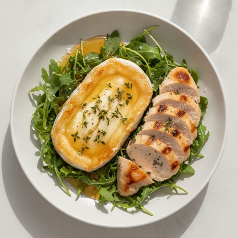 Baked Goat Cheese with Honey and Thyme