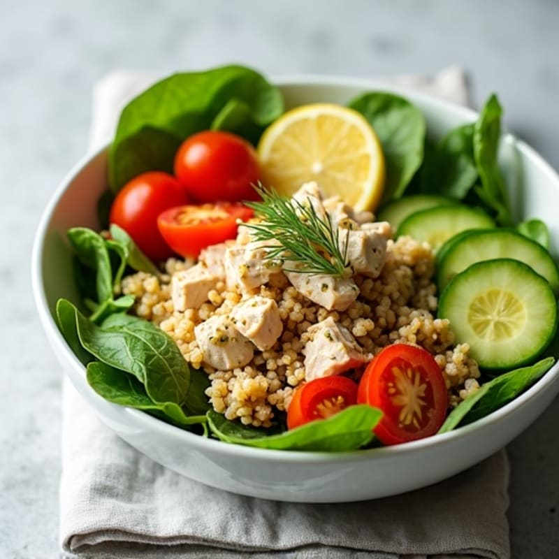 Lemon-Dill Tuna Protein Bowl