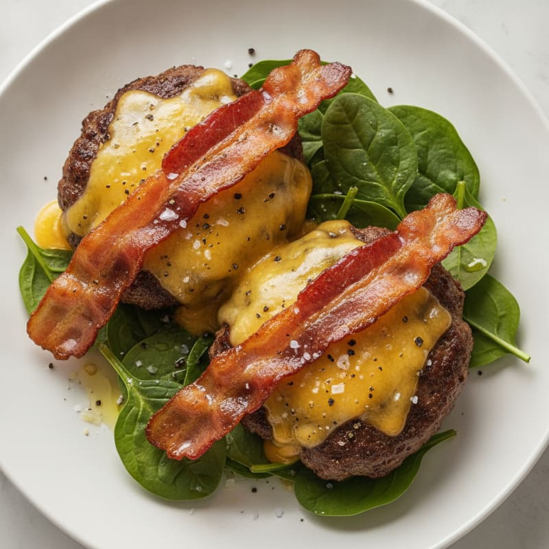 Bacon Cheddar Beef Patties