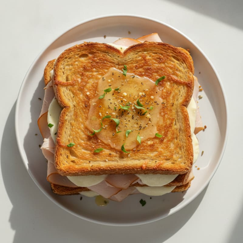 Triple-Decker Grilled Cheese Sandwich