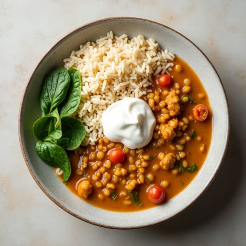 Creamy Lentil Dal with Fluffy Basmati Rice