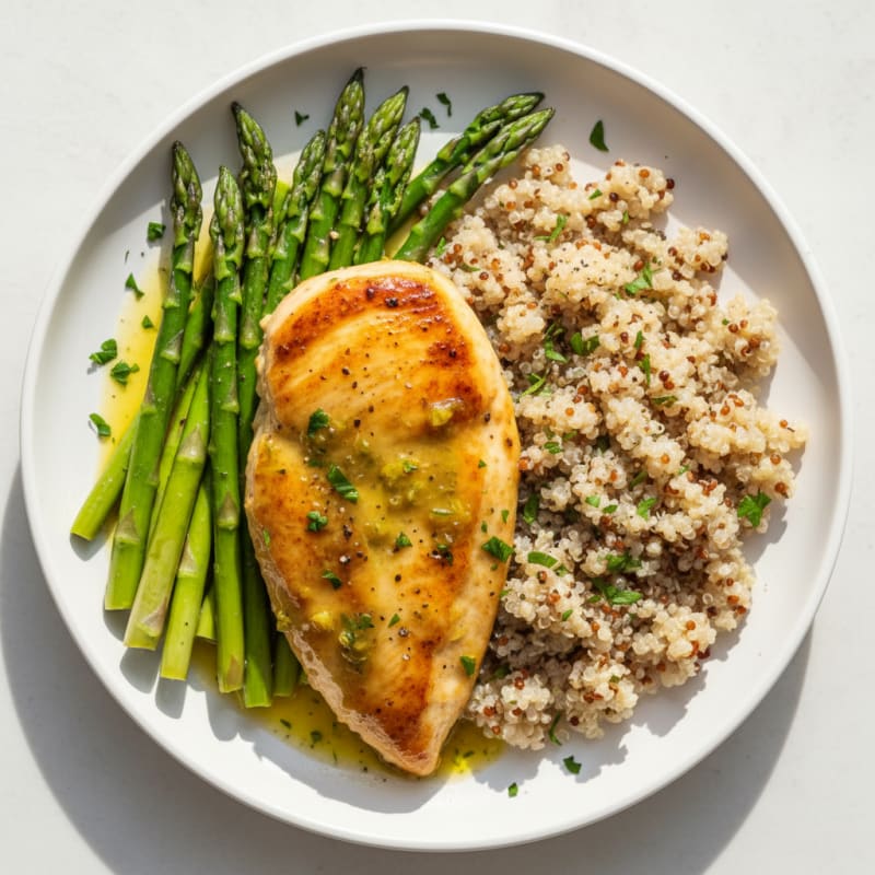 Pan-Seared Chicken with Lemon-Herb Sauce