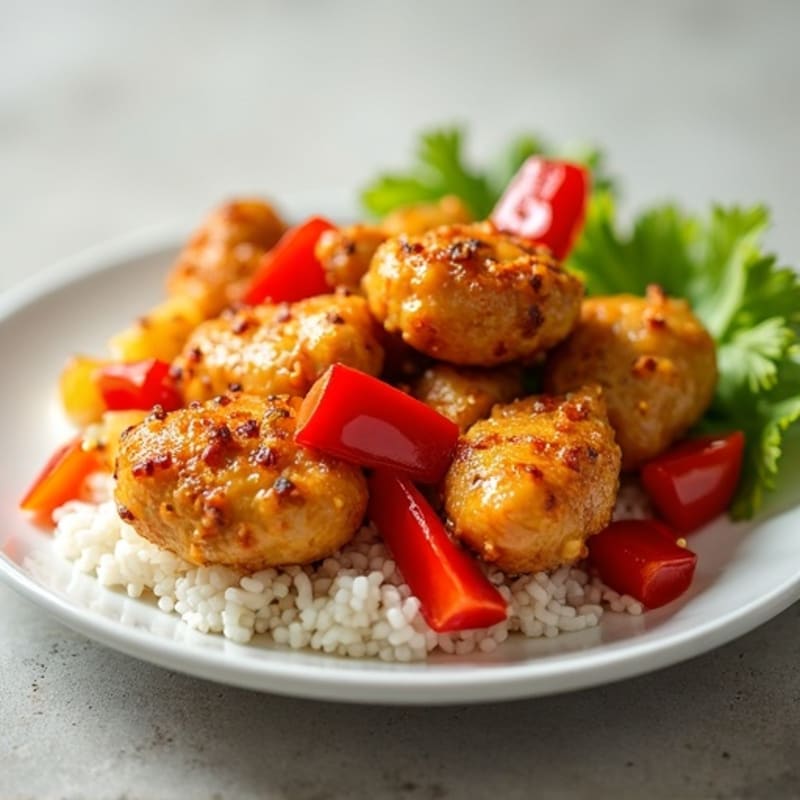 Crispy Baked Sweet and Sour Chicken