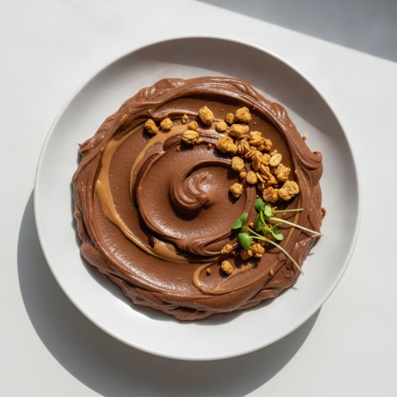 Chocolate Peanut Butter Protein Mousse with Silken Tofu