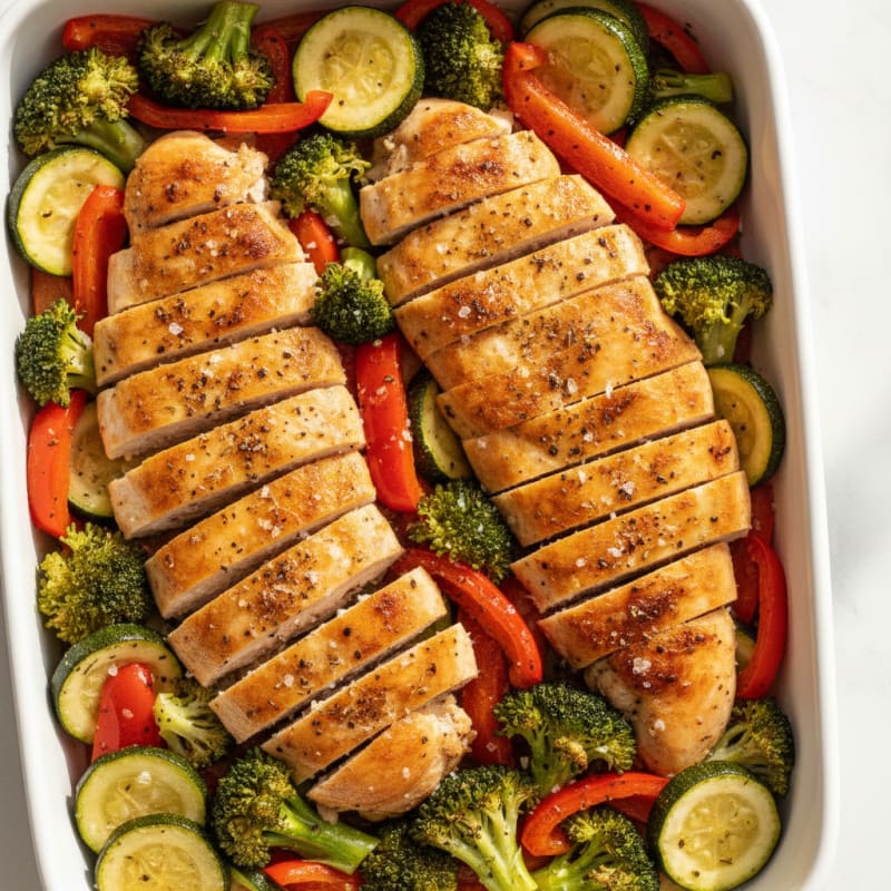 Sheet Pan Lemon Herb Chicken and Veggies