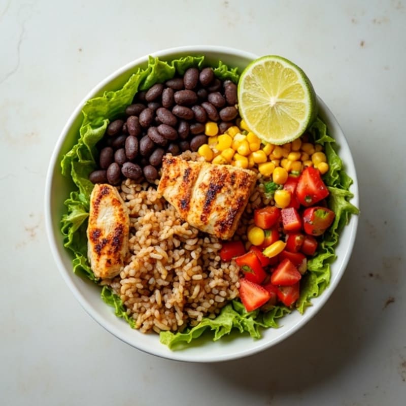 Loaded Black Bean Burrito Bowl