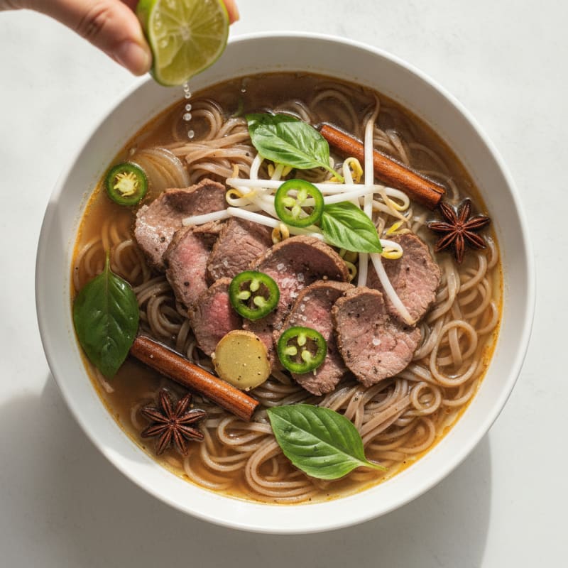 Beef Pho Noodle Soup