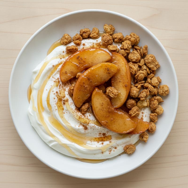 Greek Yogurt Bowl with Honey Apples