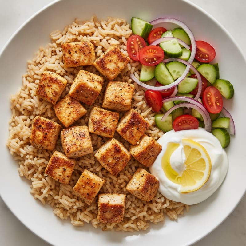 Chicken Shawarma Rice Bowl