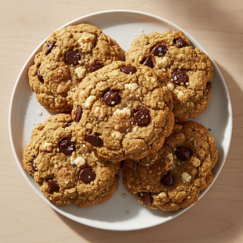 High-Protein Chocolate Chip Breakfast Cookies