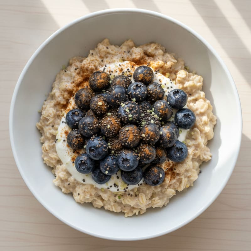 Blueberry Oatmeal Power Bowl