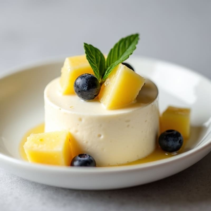Pineapple Cottage Cheese Protein Mousse with ESN Protein Powder