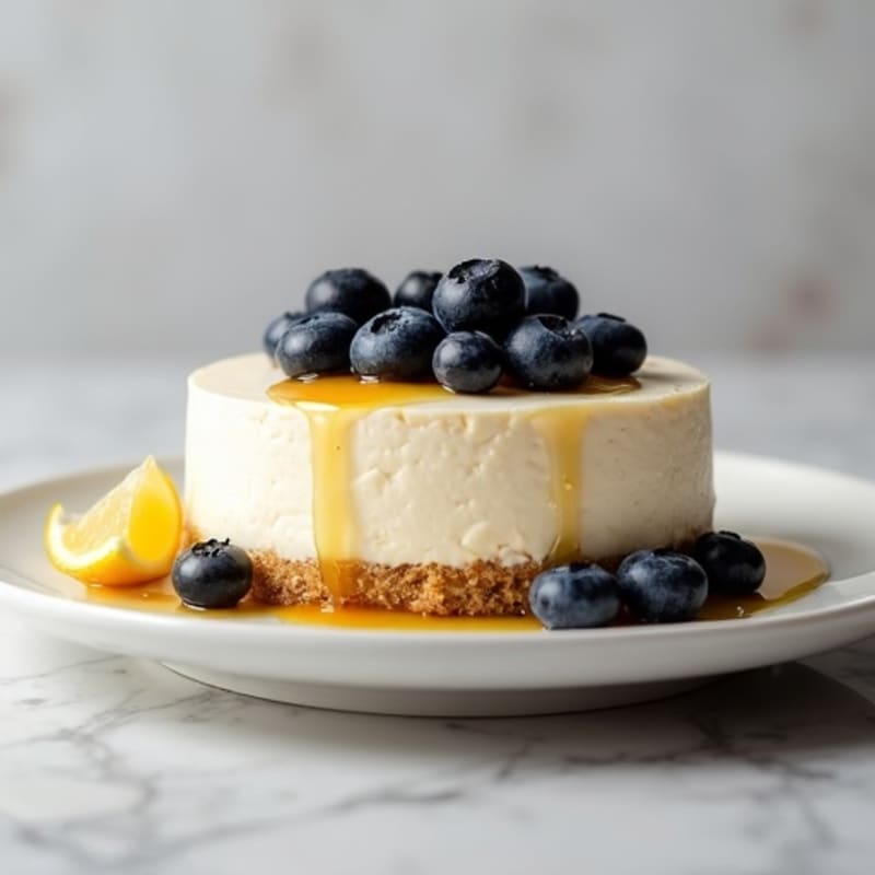 Creamy Greek Yogurt Protein Cheesecake