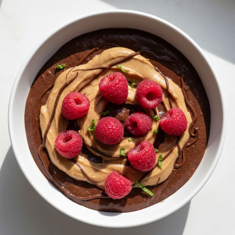 Silky Chocolate Protein Pudding with Greek Yogurt