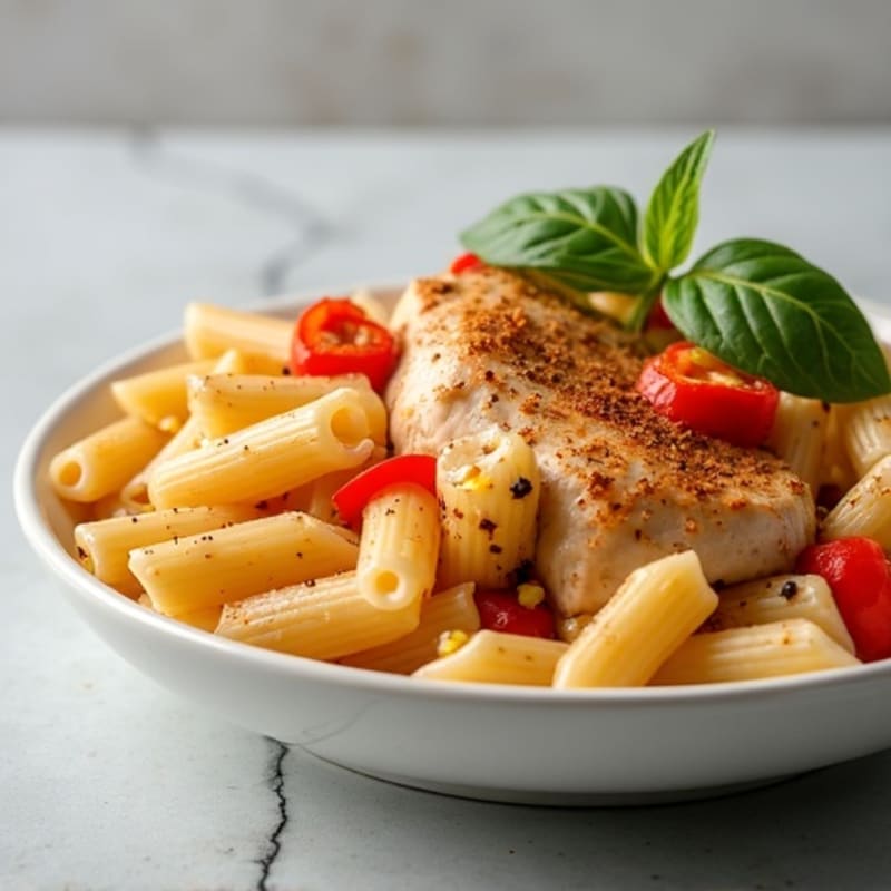Creamy Cajun Chicken Pasta with Bell Peppers
