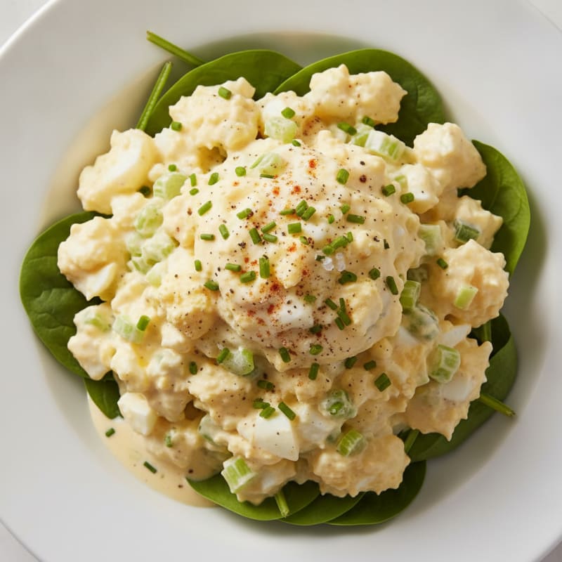 Classic Egg Salad with Olive Oil Mayonnaise