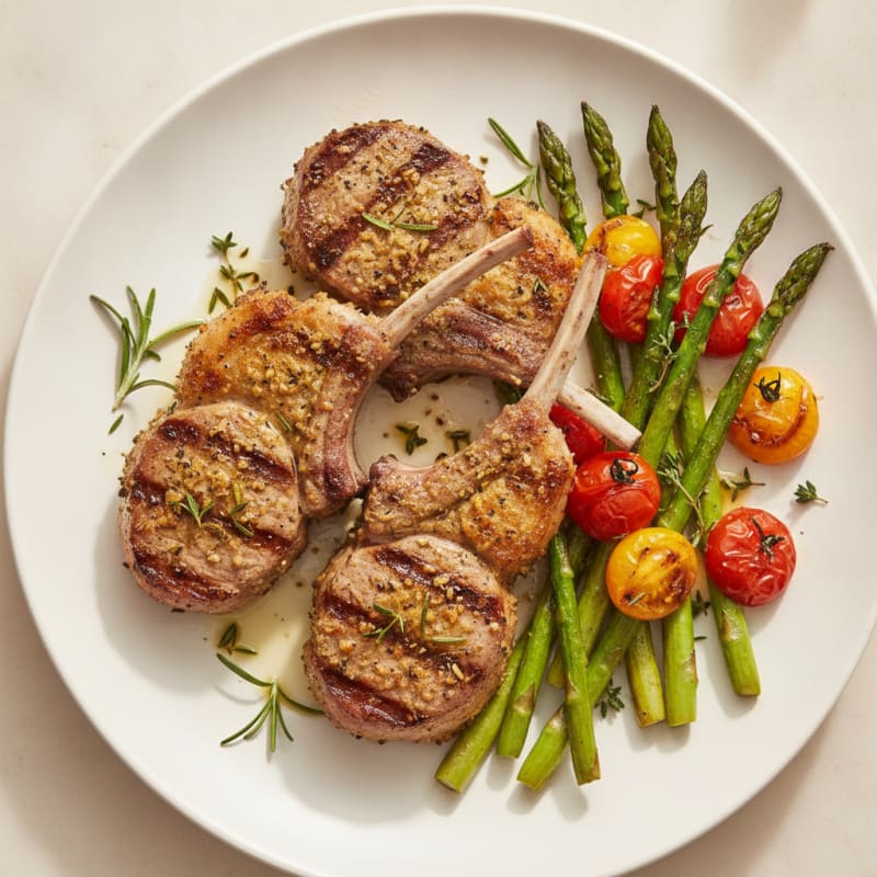 Grilled Herb Lamb Chops