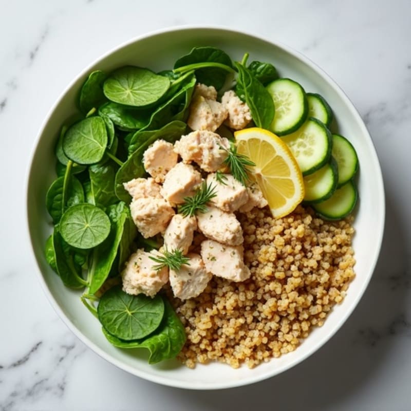 Lemon-Dill Tuna Protein Bowl
